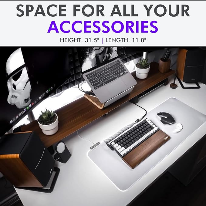 Tilted Nation Bone White Gaming Mouse Pad RGB - Large LED Mousepad - LED Desk mat with 8 Adjustable Light Modes - Non Slip Rubber Base, Easy to Clean Water Proof Surface Mat for Keyboard and Mouse