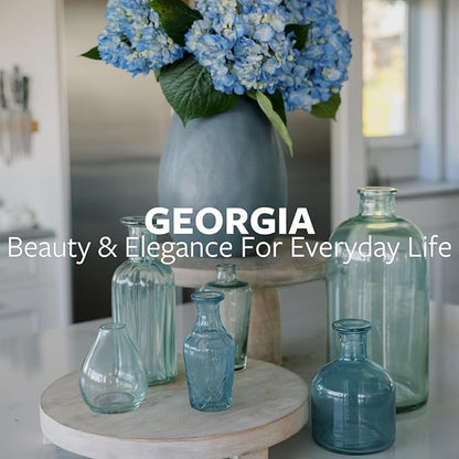 CG Hunter Terracotta Vase with Handles, 12-in Vintage Decor Vase & Table Decor in Entryway, Livingroom or Dining Room, Display Fresh or Dried Flowers, Branches or as a Standalone Decorative Accent