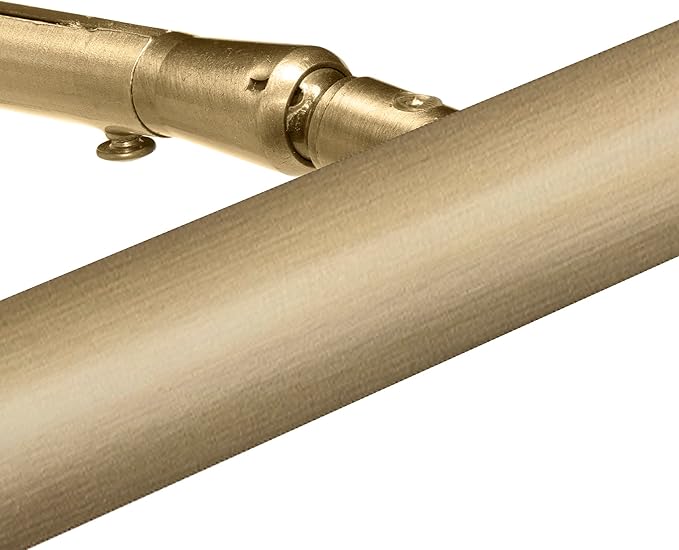 Maxxima 14 in. LED Picture Light - Integrated LED Display Wall Light, 3000K Warm White, 200 Lumens, Includes On/Off Switch, Adjustable Decor Light for Indoor Art Display - Antique Brass Finish