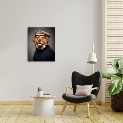 YYYYHPP Canvas Prints with Your Photos, Personalized Photo to Canvas Wall Art,Canvas Printing for Wedding, Family, Baby, Pets, Home Office Decor, Wrapped Frame 16"x20"