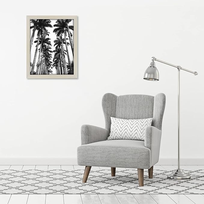 Americanflat 22x28 Poster Frame with Polished Plexiglass - Wide Picture Frames Made of Engineered Wood for Vertical or Horizontal Wall Display - Epic Collection - Light Wood
