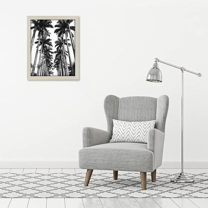 Americanflat 22x28 Poster Frame with Polished Plexiglass - Wide Picture Frames Made of Engineered Wood for Vertical or Horizontal Wall Display - Epic Collection - Light Wood