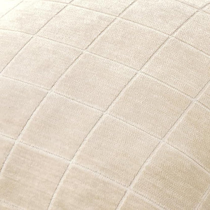 MIULEE Decorative Chenille Check Throw Pillow Covers Vintage Plaid Couch Pillows 20x20 Inch Set of 2 Neutral Boho Farmhouse Cushion Covers Modern Spring Home Decor for Sofa Bed Living Room Beige