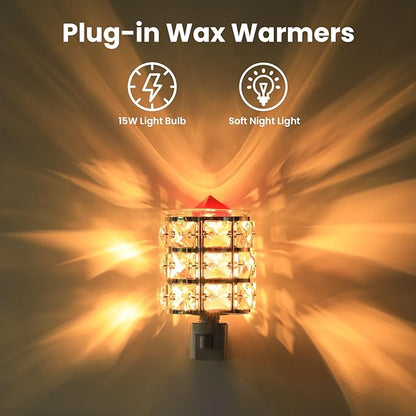 Plug in Wax Warmer,Melt and Fragrance Warmer - Decorative Wall Electric Wax Melt Burner for Warming Scented Candle Wax Melts and Tarts or Fragrance Oils,Flame Free,Home Decor