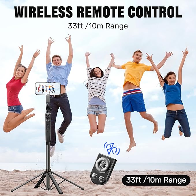 Auto Face Tracking Selfie Stick Tripod for iPhone with Light,360 Rotation That Follows Your Movement,70.9" Phone Camera Tripod Stand with Remote for Content Creator Vlog Live Stream Video Recording