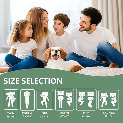 PremiumWaterproof Mattress Protector Twin XL Size, Breathable Bed Cover 3D Air Fabric Cooling Mattress Pad Cover Smooth Soft Noiseless Washable, 8''-21'' Deep Pocket (White)