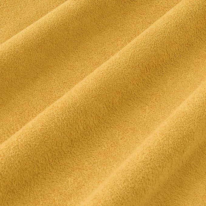 Kevin Textile Waterproof Decorative Pillow Covers Yellow 26x26 Inch Pack of 2 Soft Boucle Textured Euro Pillowcases Elegant Accent Pillows for Couch Sofa Chair Bed Home Decor Indoor Outdoor