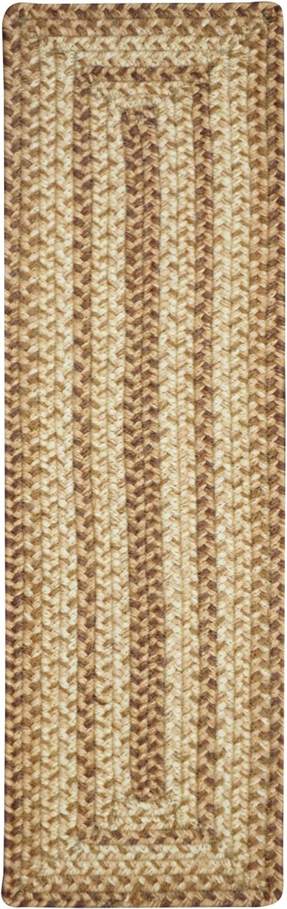 Homespice Cookie Dough Jute Braided Dinner Table Runner, Rustic Country Decor, Set of 2, Brown Rectangle 8x28 - Rich Colors, Easy to Clean, Durable and Protects Furniture