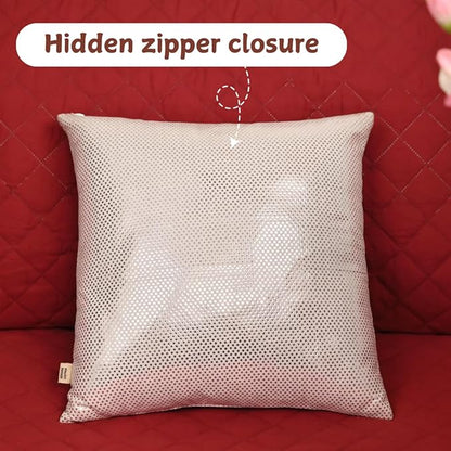 Star Sparkling Suede Leather Pillow Cover, Square Soft Silver Metallic Throw Pillow Covers, Pillow Cases for Home Décor, Sofa, Couch Chair, Car (14x14 Inches, Sparkling White Pack of 1)