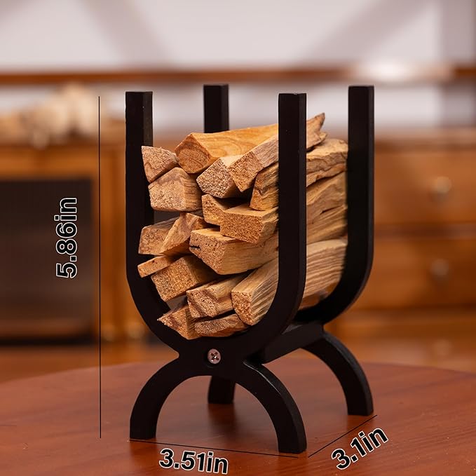 Wooden Palo Santo Holder-Incense Storage Ideal for Palo Santo Sticks&Sage|Perfect for Meditation, Zen Rituals Energy Cleansing|Spiritual Decor for Yoga, Mindfulness Aromatherapy