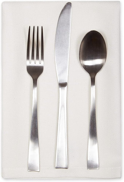 DII Variegated Tabletop Collection, Napkin Set, 20x20, Off-White, 6 Piece