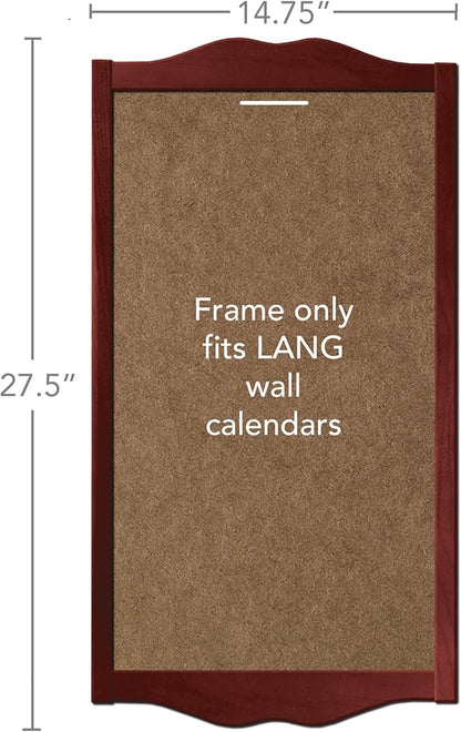 Lang, Classic Wall Calendar Frame - Vintage Red