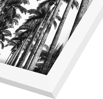 Americanflat 22x28 Poster Frame with Polished Plexiglass - White Picture Frame - Wide Photo Frames Made of Engineered Wood for Vertical or Horizontal Wall Display - Epic Collection - White
