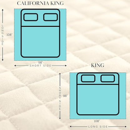 Southshore Fine Living, Inc. King Quilt Bedding Set, Soft, Lightweight Quilt, King Size Coverlet, Stain & Pet Hair Resistant Bedding, Standard or California Size with 2 Pillow Shams, Gold