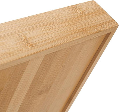 Wood Letter Tray, Bamboo Desk Tray, Wooden Desktop Organizer for Papers, Documents, Magazines, Files