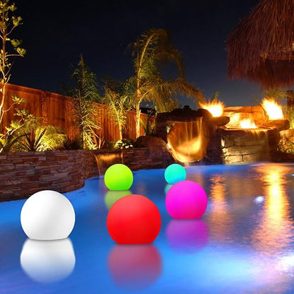 Modern Home Deluxe Floating LED Glowing Sphere w/Infrared Remote Control (24")