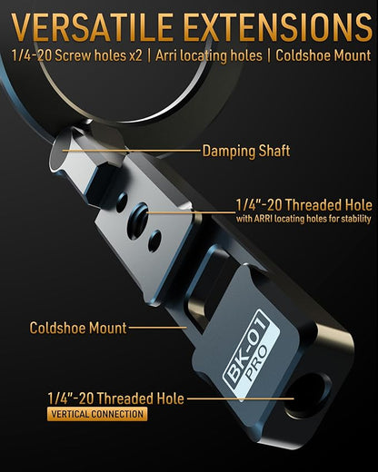 Magnetic Phone Tripod Mount With 1/4" Hole&Cold Shoe,Foldable Travel Phone Stand Smartphone Tripod Adapter for iPhone Cell Phone Stand Holder for Desktop Video Live Streaming Vlogging Filming