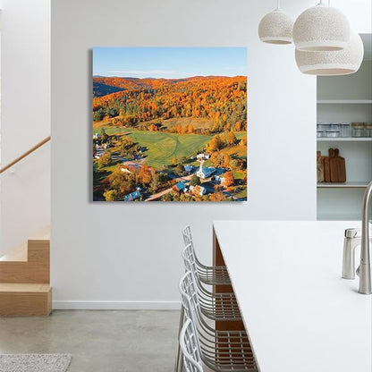 JIMUJIA Custom Canvas Art Print 30"x30" - Unframed Artwork, Personalized Wall Decor, Customizable Photo, Custom Portrait, Office, Living Room, Bedroom Wall Art(30×30in,Unframe)