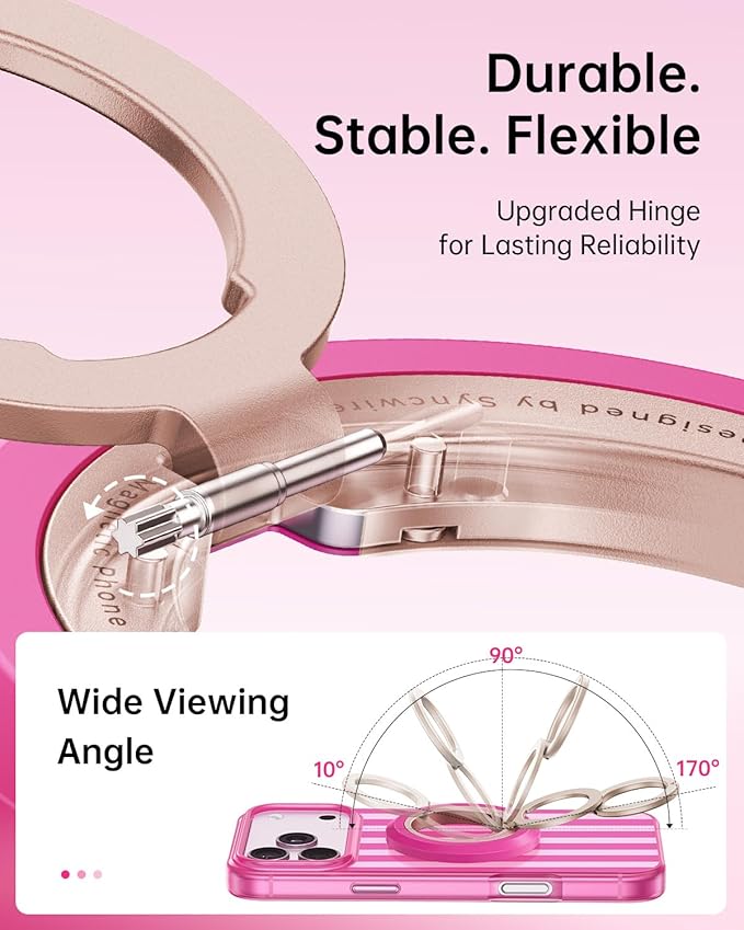 SYNCWIRE for MagSafe Phone Grip, Birthday Christmas Stocking Stuffers Surprise White Elephant Gifts for Women Mom Her Best Friends Sister Wife Teen Girl Magnetic Phone Ring Holder Kickstand Stand