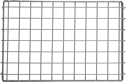 G.E.T. WB-1814-MG Urban Renewal 17.75" x 11.25" Wire Basket, 4" Tall, Metal