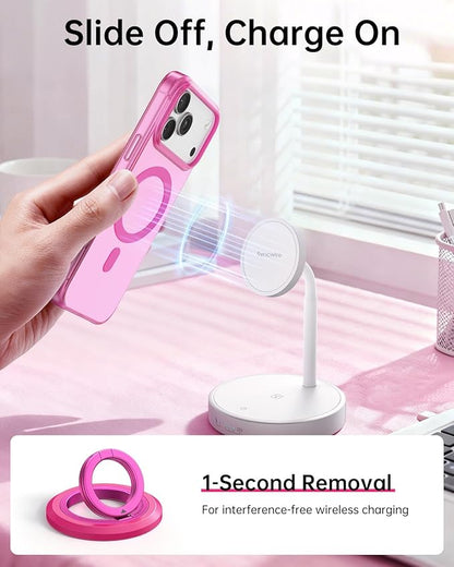 SYNCWIRE for MagSafe Phone Grip, Birthday Christmas Stocking Stuffers Surprise White Elephant Gifts for Women Mom Her Best Friends Sister Wife Teen Girl Magnetic Phone Ring Holder Kickstand Stand