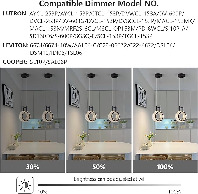 Kitchen Island Mini Light Fixture Modern Led Crystal Pendant Light Black Round Chandelier for Dining Room Living Room Kitchen Bedroom Bar（1-Pack）