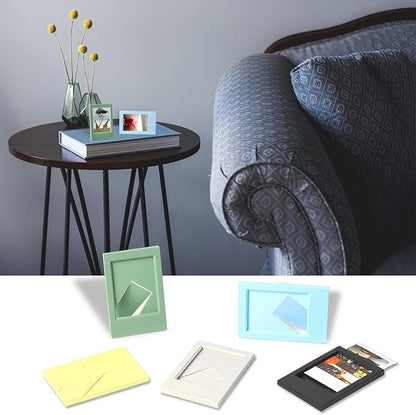 MaehSab 8 Pcs Colorful Mini 3 Inch Photo Frames (2x3 Inch), Mini Picture Frames for 3 inch Film, Small Film Frame Photo Holder Tabletop Display