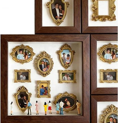 DIY Mini Museum Silhouette Box Unique Memory Keepsake for Home Decor 2026 New Mini Museum Display (Black)