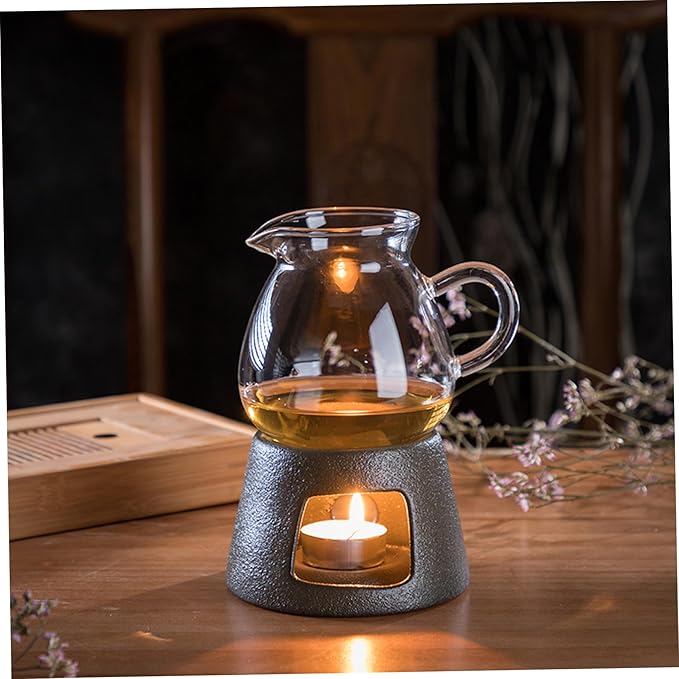 Ceramic Wax Melt Burner & Essential Oil Diffuser, Tealight Candle Holder for Home, Office & Spa