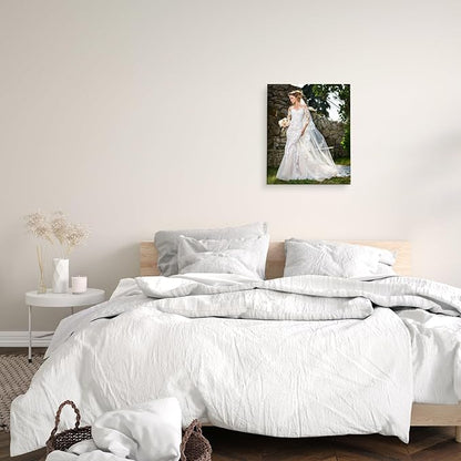 YYYYHPP Canvas Prints with Your Photos, Personalized Photo to Canvas Wall Art,Canvas Printing for Wedding, Family, Baby, Pets, Home Office Decor, Wrapped Frame 20"x24"