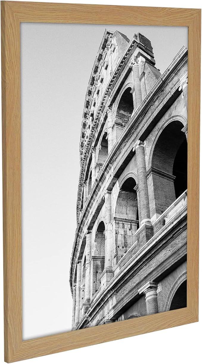 Americanflat 20x24 Picture Frame with Polished Plexiglass - Wide Picture Frames Made of Engineered Wood for Vertical or Horizontal Wall Display - Epic Collection - Pine