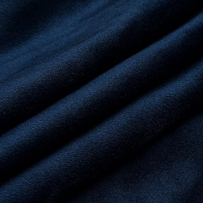 NiNi ALL Decorative Throw Pillow Covers Velvet Dark Blue Cover 20x20 Inch Pack of 2 Navy Blue Cushion Covers Soft for Couch Sofa Bedroom Living Room