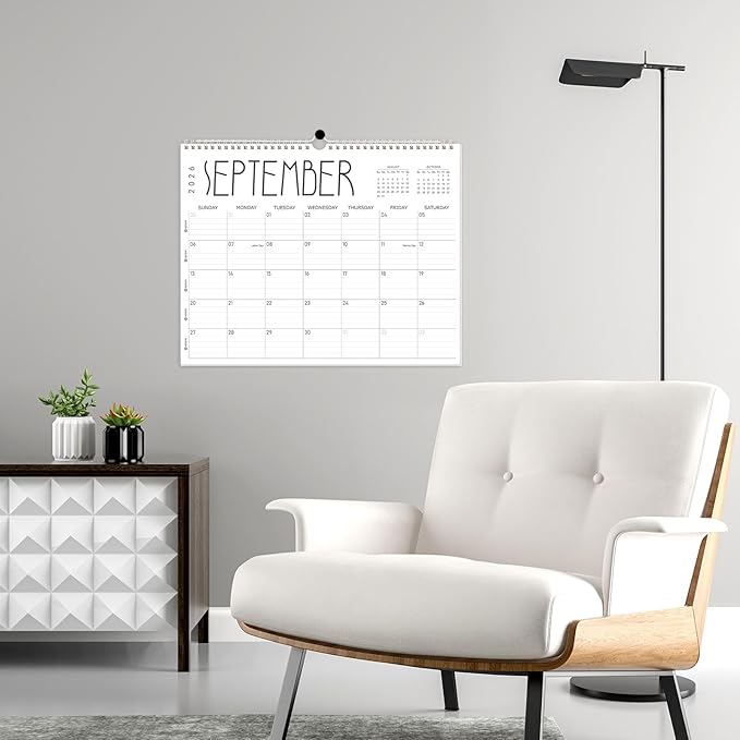 GuassLee Wall Calendar 2026, 2026 Calendar Wall from Jan. 2026 to Dec 2026, 14" X 11" Paper Monthly Planner Wall Hanging Calendar with Thick Paper for Office Home Planning & Organizing