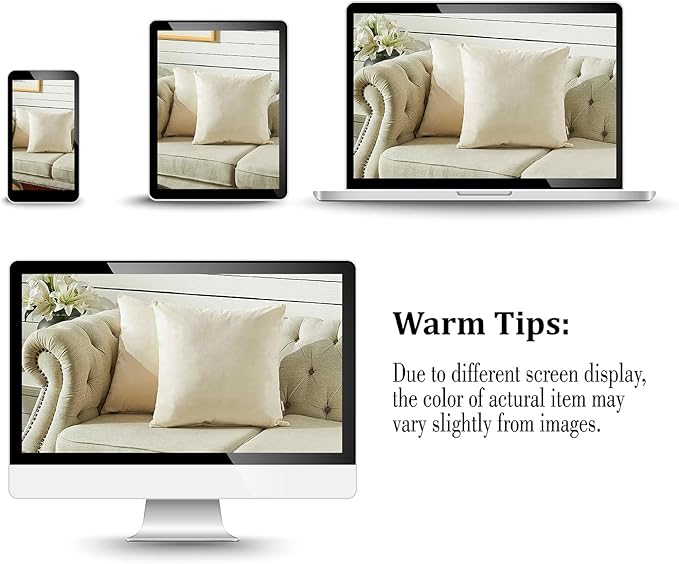 FY FIBER HOUSE Pack of 2 Velvet Throw Pillow Covers Decorative Square Pillowcase Soft Solid Cushion Case for Sofa/Couch Use, 18 x 18 Inch White