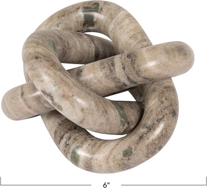 Bloomingville Marble Chain Link, Beige