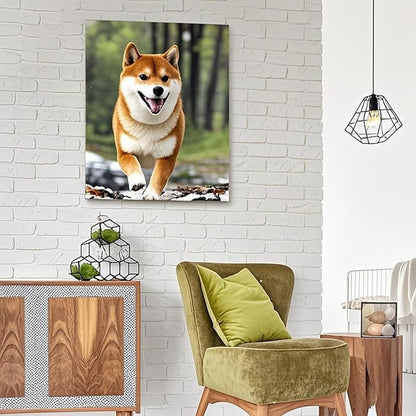 Personalized Photo to Canvas Print - Canvas Prints With Your Photos on Custom Wall Art for Bedroom, Living Room, Wedding Baby Pet Family Picture Framed Wall Art (20" W x 32" H)