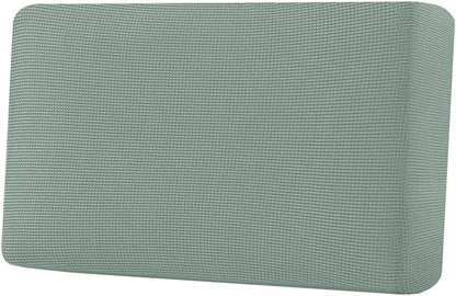 H.VERSAILTEX Super Stretch Individual Seat Cushion Covers Sofa Covers Couch Cushion Covers Slipcover Sets Thick Jacquard Textured Twill Fabric (1 Piece Loveseat Cushion Cover, Sage)