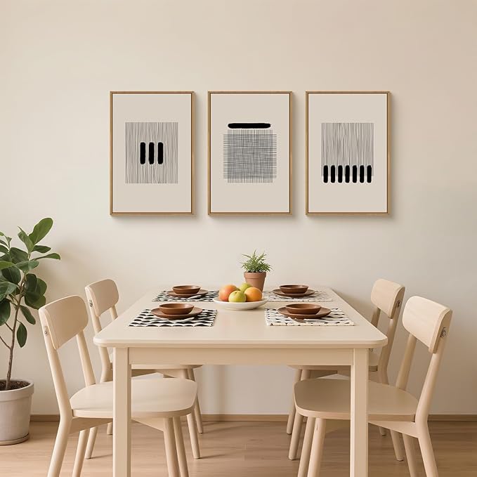HLNIUC Christian Framed Wall Art Set of 3,Jesus Leaves the 99 Sheep Religious Wall Decor(16x24),Minimalist Abstract Bible Line Canvas Painting,70x7 Forgiveness Artwork for Church,Living Room,Bedroom