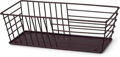 Spectrum Diversified Wright Bread Basket, Classic Kitchen Design for Breads, Roll, Muffin, Pastries & Baked Good Storage, Traditional Style Snack & Food Holder for Serving