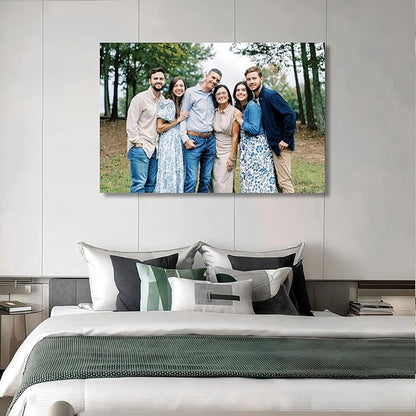 JIMUJIA Custom Canvas Art Print 20"x30" - Unframed Artwork, Personalized Wall Decor, Customizable Photo, Custom Portrait, Office, Living Room, Bedroom Wall Art(20×30in,Unframe)