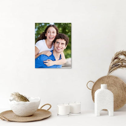 YYYYHPP Canvas Prints with Your Photos, Personalized Photo to Canvas Wall Art,Canvas Printing for Wedding, Family, Baby, Pets, Home Office Decor, Wrapped Frame 8"x10"
