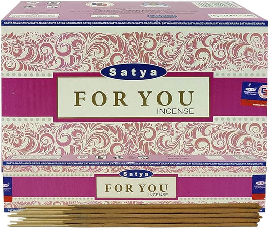 for You Incense Sticks and Incense Stick Holder Bundle Insence Insense Satya Incense