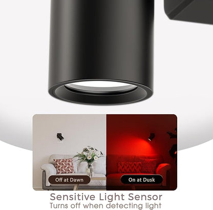 Briignite Night Lights Plug into Wall, 320° Rotation Night Light, RGB Color Changing Nightlight, Spot Light Dimmable Brightness, Dusk to Dawn Nightlight for Bedroom, Spot Light, Kids Room, Stair