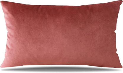 Artscope Luxury Velvet Pillow Covers Super Soft Decorative Rectangle Throw Pillow Covers Case Cushion Covers for Sofa Couch Bedroom Car Decor 16x24 Inch Jam