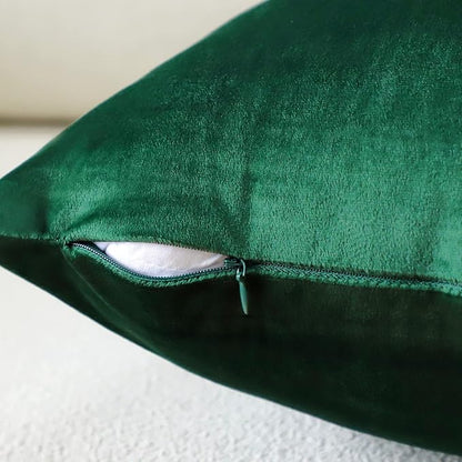 Artscope Luxury Velvet Pillow Covers Super Soft Decorative Rectangle Throw Pillow Covers Case Cushion Covers for Sofa Couch Bedroom Car Decor 16x24 Inch Army Green