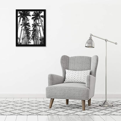 Americanflat 22x28 Poster Frame with Polished Plexiglass - Black Picture Frame - Wide Photo Frames Made of Engineered Wood for Vertical or Horizontal Wall Display - Epic Collection - Black
