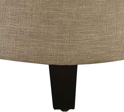 Convenience Concepts Designs4Comfort Storage Ottoman, Tan Fabric