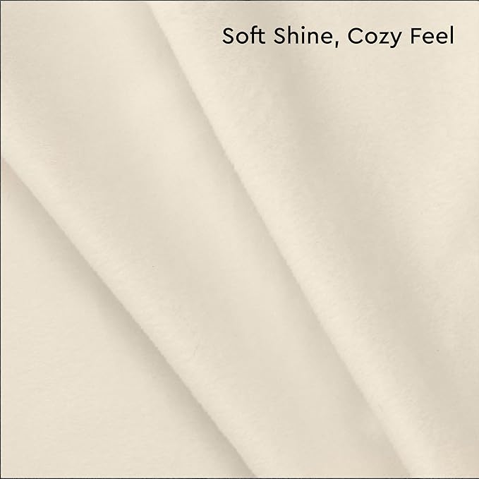 Encasa XO Velvet Throw Pillow Covers 22x22 in (55x55 cm) - Cream - No Inserts, Pack of 2 Cases | Solid Plain Dyed Soft & Smooth, Square Decorative Cushion Covers for Living & Bedroom