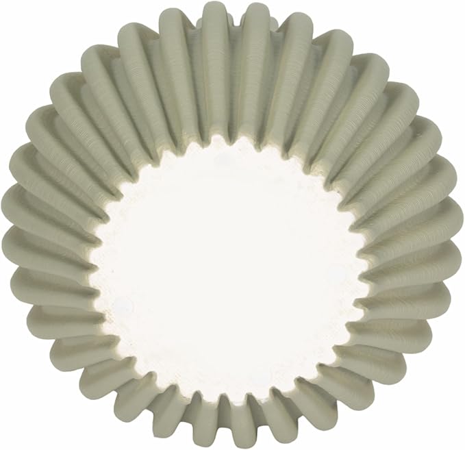 Ceramic Vase for Home Decor – Sculptural 3D Design Living Room Vase for Bedroom, House, Room, or Office Accent – Ribbed Decorative Flower Accent and Table Accents – 11” Green