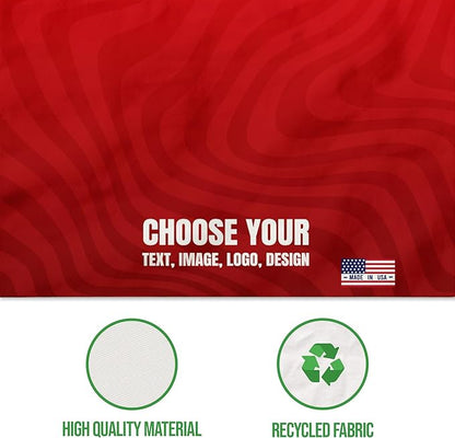 Custom Table Cloth for 4ft/5ft/6ft Table by BCB Print | Personalize with Business Logo/Image/Text | Trade Shows, Events & Weddings | HD Printed Custom Table Sign | Express Dispatch+Ship | Made in USA